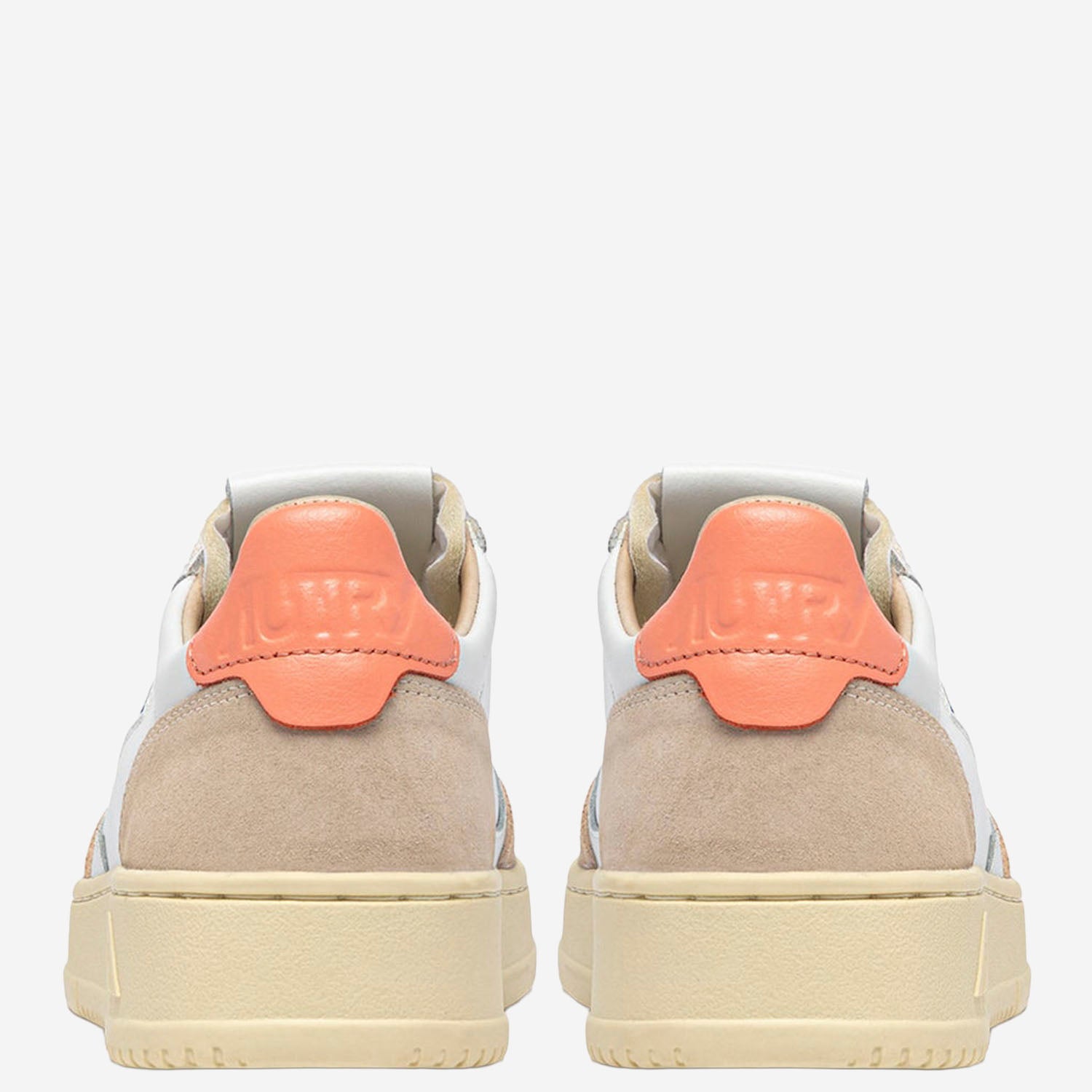 SNEAKERS MEDALIST LOW AULWLS13 LEATSUEDEWHTPEACHP AUTRY 