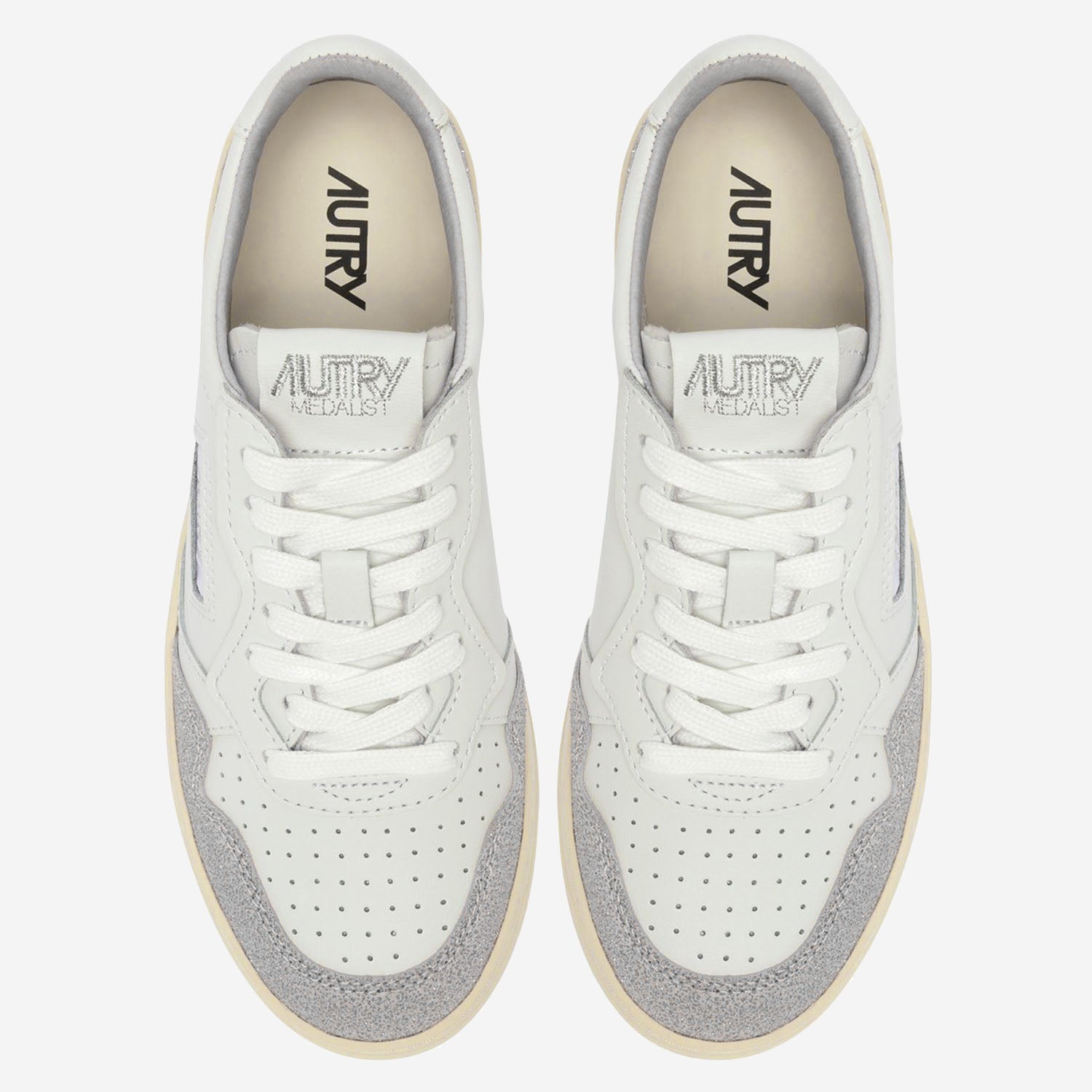 SNEAKERS MEDALIST LOW AULWPK01 SOFLEASPKWHTGREY AUTRY 