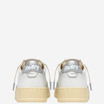 SNEAKERS MEDALIST LOW IN PELLE AULWTB02 LEATARTWHTSILVER AUTRY 