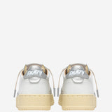 SNEAKERS MEDALIST LOW IN PELLE AULWTB02 LEATARTWHTSILVER AUTRY 