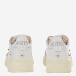 SNEAKERS MEDALIST LOW IN PELLE AULWWE01 LEAEMBFLOWWHTRUT AUTRY 
