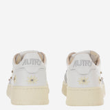 SNEAKERS MEDALIST LOW IN PELLE AULWWE01 LEAEMBFLOWWHTRUT AUTRY 