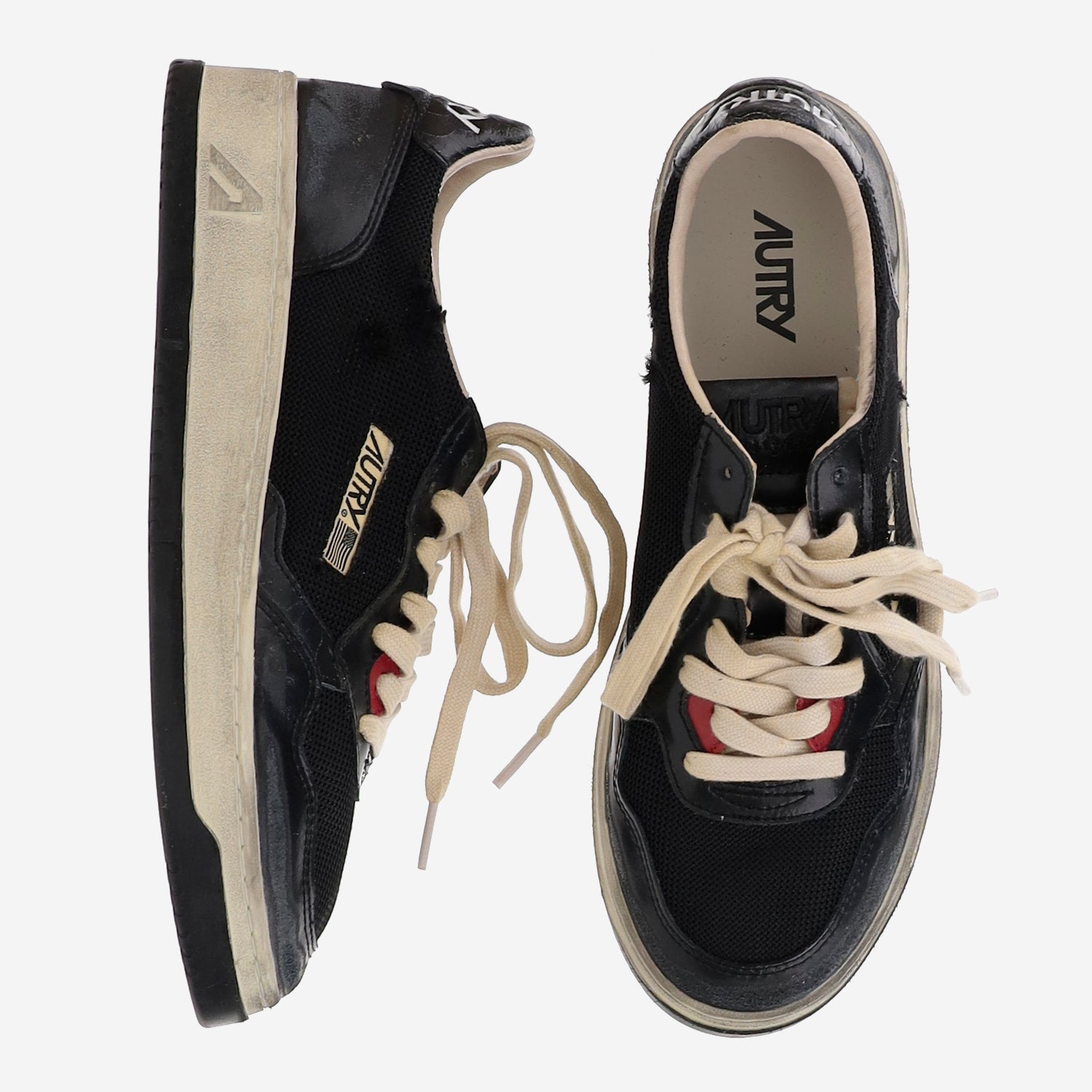 MEDALIST LOW SUPER VINTAGE AVLMKH01 MESHLEABLKBLK AUTRY 