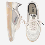 SNEAKERS MEDALIST SUPER VINTAGE AVLWME01 MESHLEATBLKSILV AUTRY 