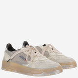 SNEAKERS MEDALIST SUPER VINTAGE AVLWME01 MESHLEATBLKSILV AUTRY 