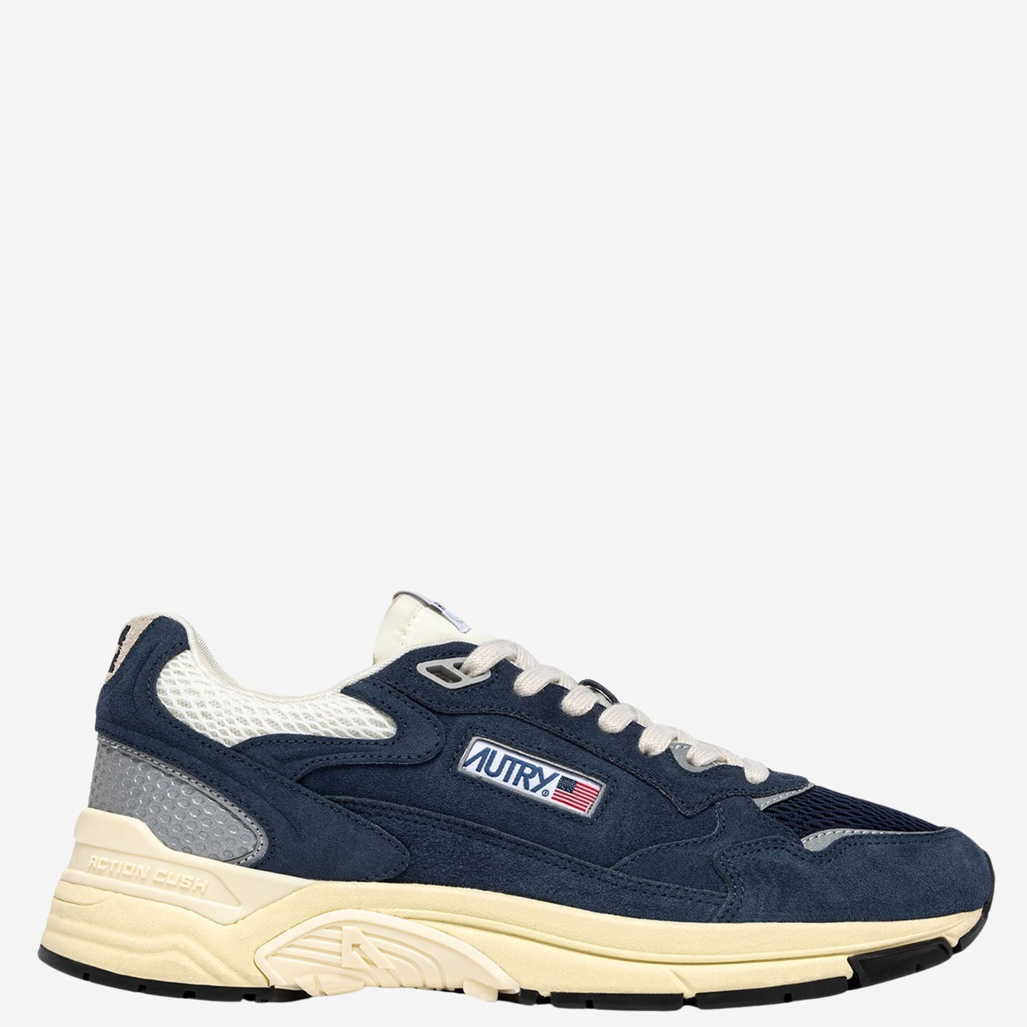 SNEAKERS HYPERWAY HYLMUM01 SUEDEMESHBLUETSILV AUTRY 