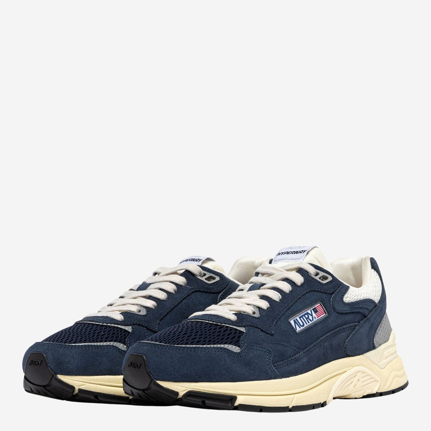 SNEAKERS HYPERWAY HYLMUM01 SUEDEMESHBLUETSILV AUTRY 