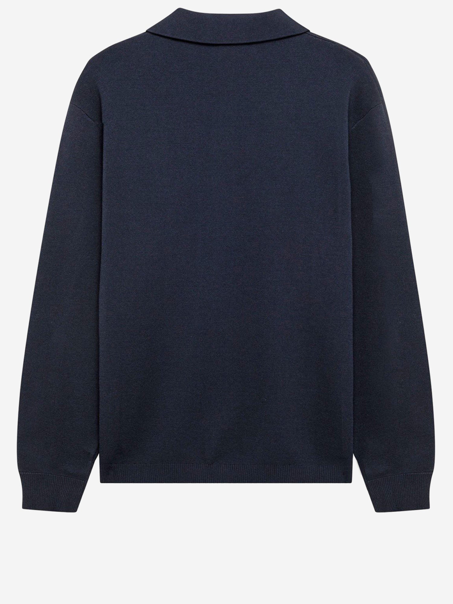 GIACCA IN MISTO VISCOSA CON LOGO JAPM026B KNITBLUE AUTRY 