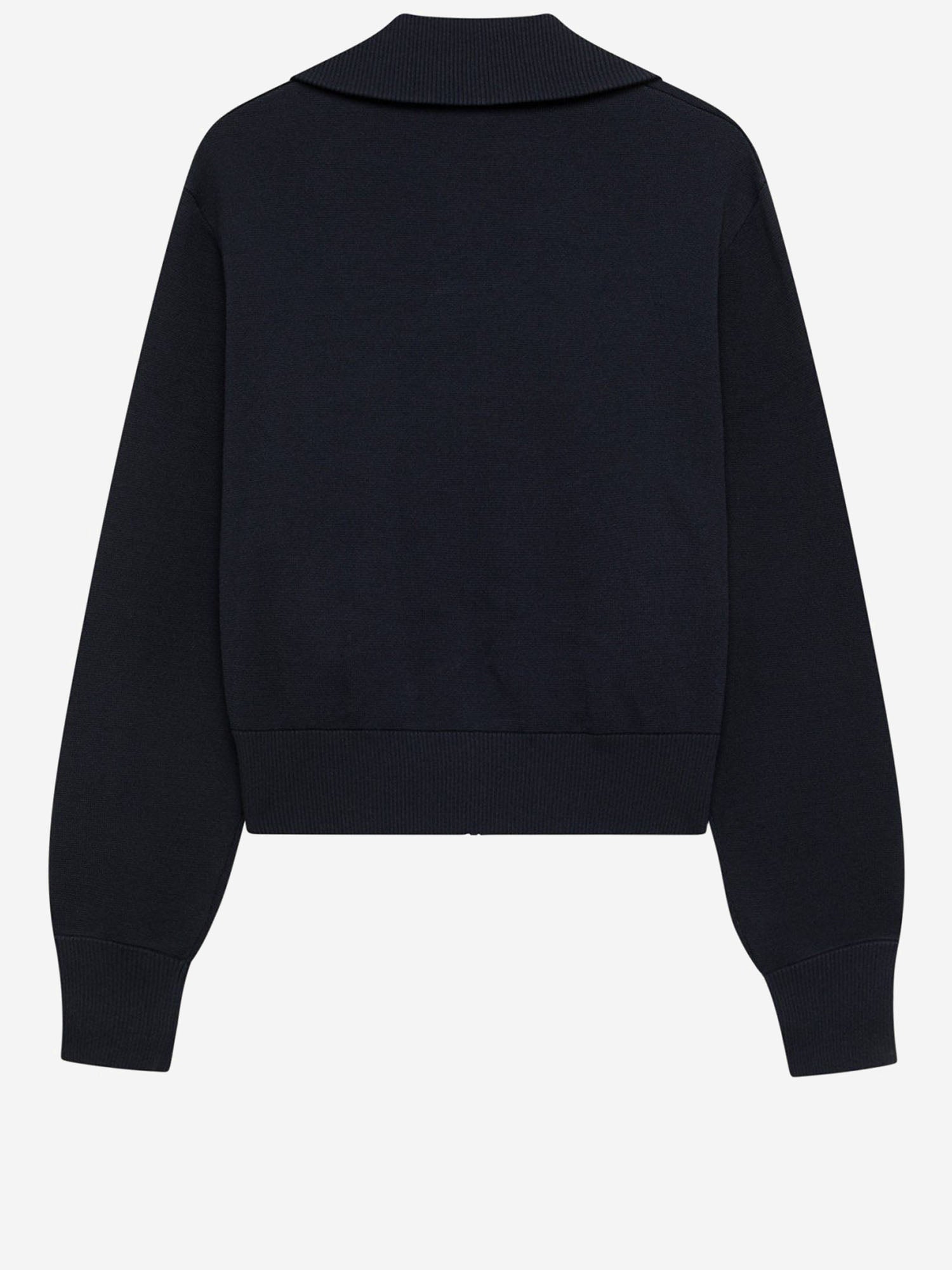 Giacca logata in viscosa JAPW028B KNITBLUE AUTRY 