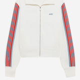 Giacca logata in viscosa JAPW028W KNITWHITE AUTRY 