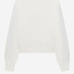 Giacca logata in viscosa JAPW028W KNITWHITE AUTRY 