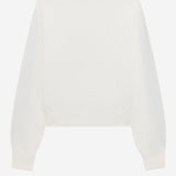 Giacca logata in viscosa JAPW028W KNITWHITE AUTRY 