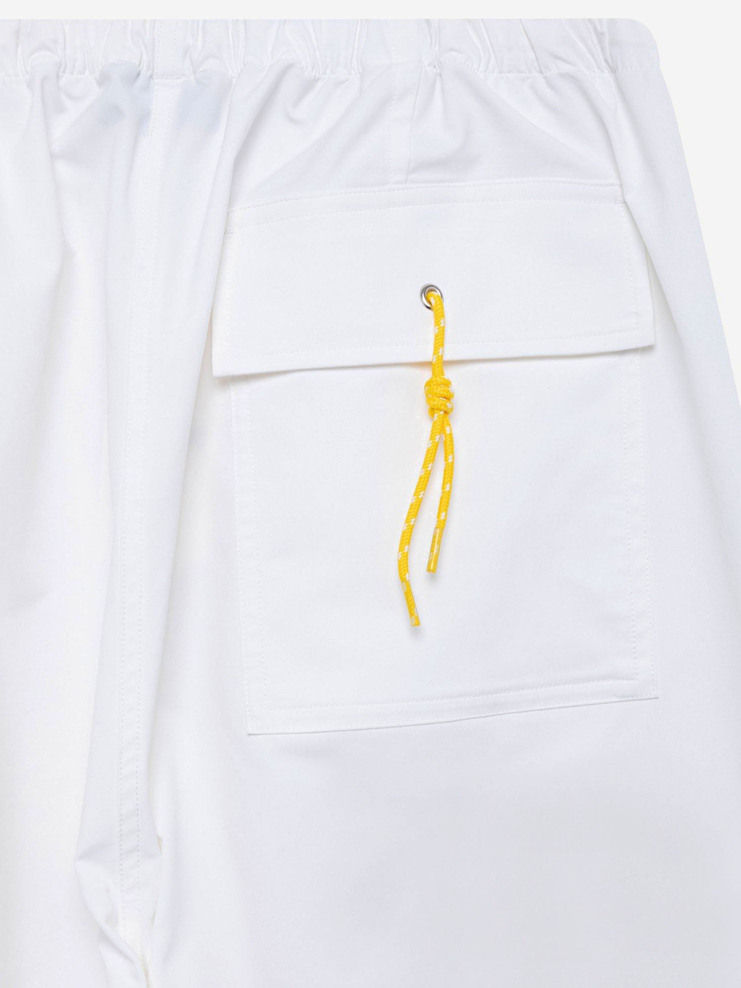 PANTALONI IN NYLON CON LOGO PAPX019W NYLONWHITE AUTRY 