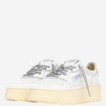 SNEAKERS MEDALIST PLATFORM PTLWSW02 LEATSWOLLWHTSILV AUTRY 
