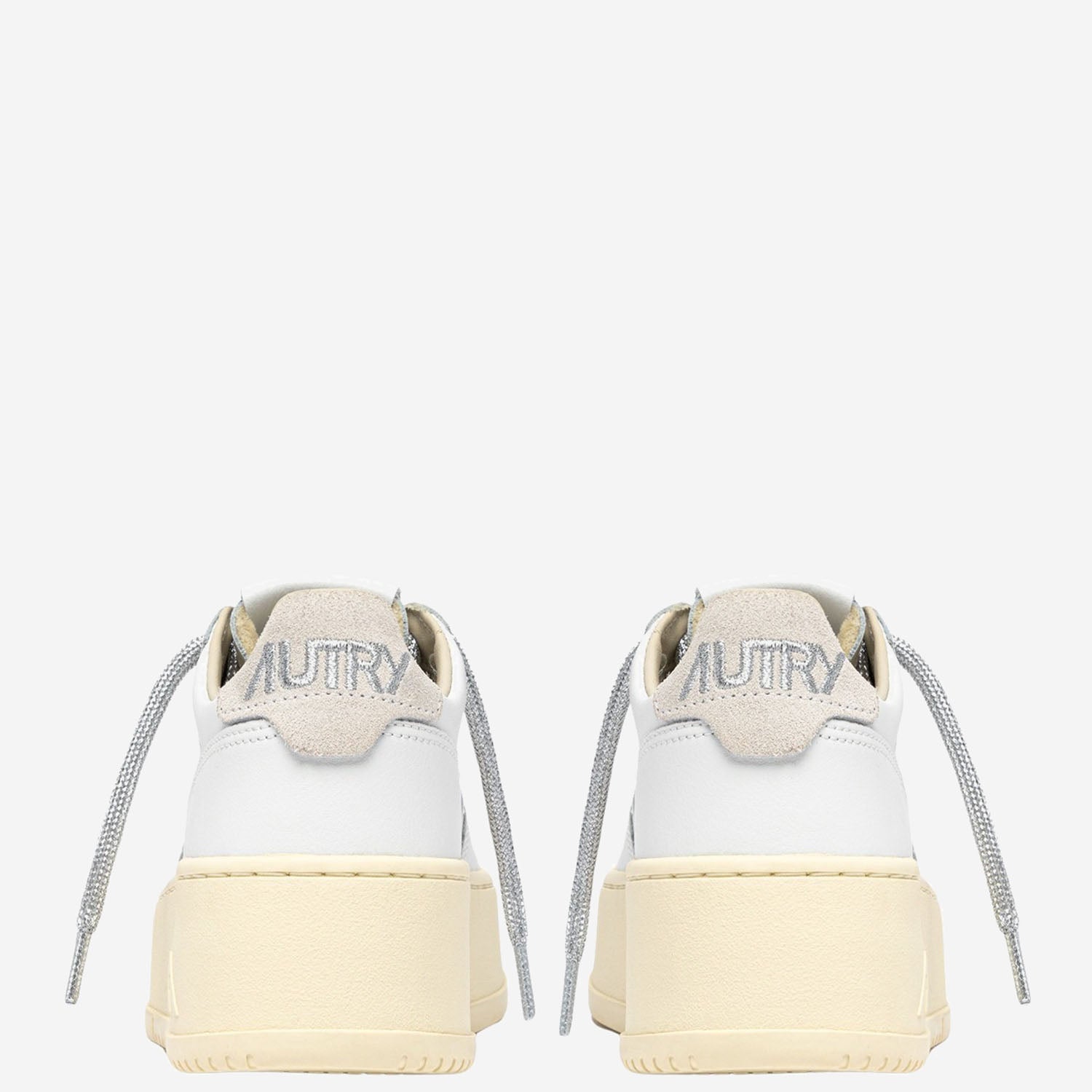SNEAKERS MEDALIST PLATFORM PTLWSW02 LEATSWOLLWHTSILV AUTRY 