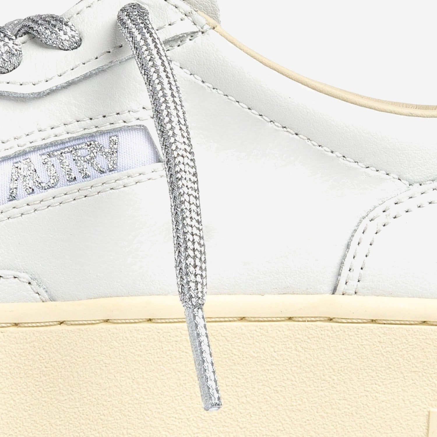 SNEAKERS MEDALIST PLATFORM PTLWSW02 LEATSWOLLWHTSILV AUTRY 
