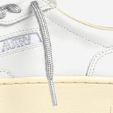 SNEAKERS MEDALIST PLATFORM PTLWSW02 LEATSWOLLWHTSILV AUTRY 