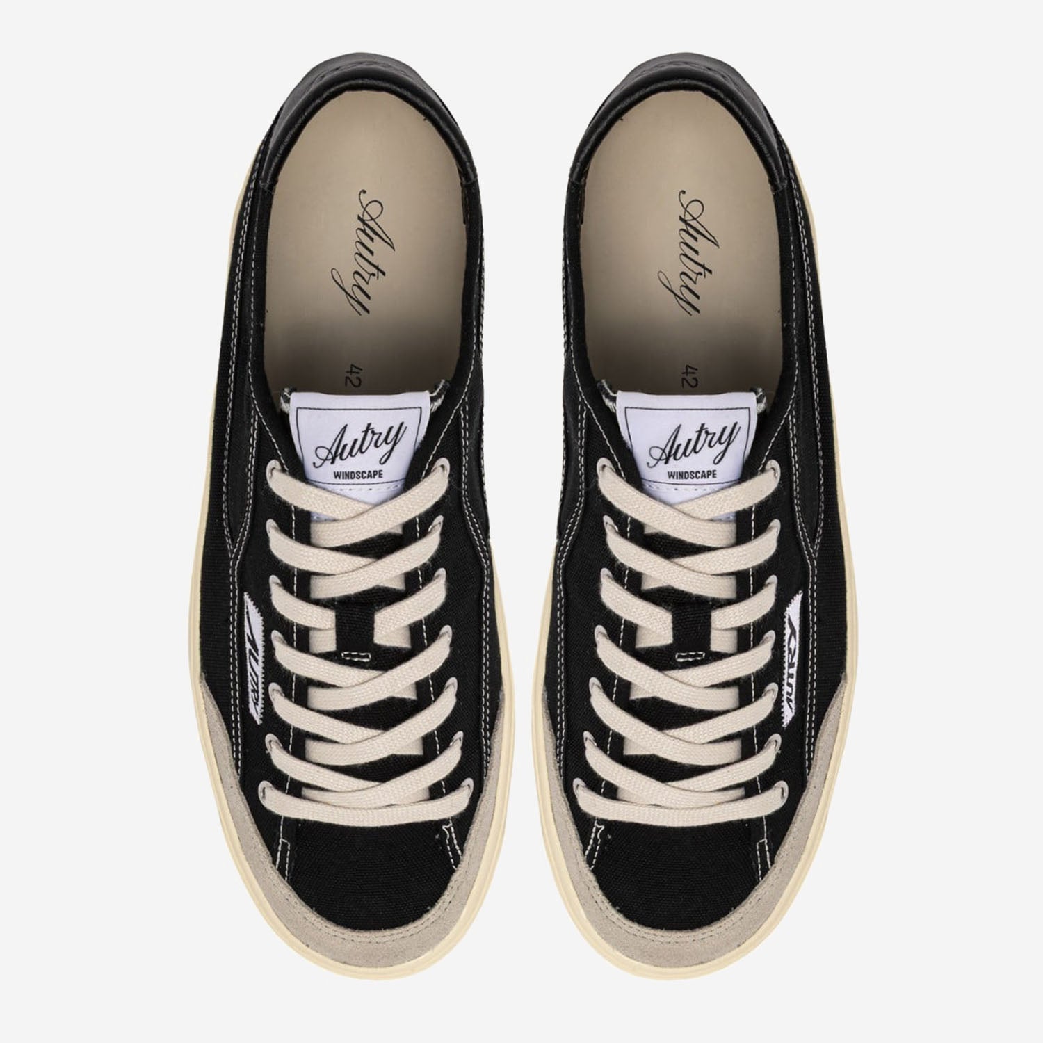 SNEAKERS WINDSCAPE LOW IN CANVAS SCLMCU01 CANVSUEBLACK AUTRY 
