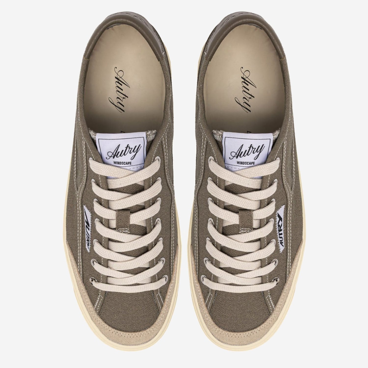 SNEAKERS WINDSCAPE LOW IN CANVAS SCLMCU03 CANVSUEMILITARY AUTRY 