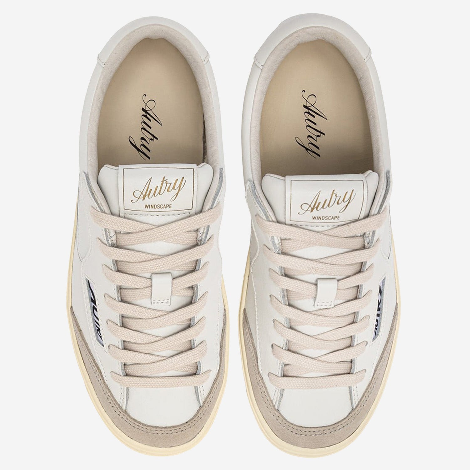 SNEAKERS WINDSCAPE LOW SCLMUK01 LEATSUEWHTWHT AUTRY 