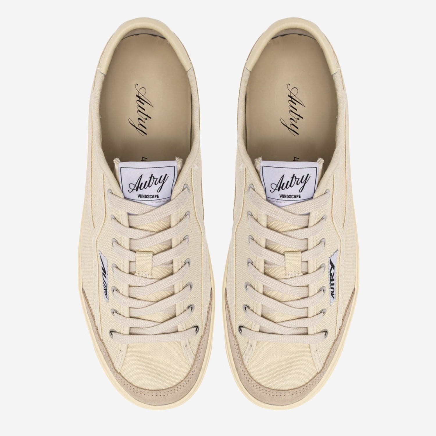 SNEAKERS WINDSCAPE LOW IN CANVAS SCLWCU02 CANVSUECREAM AUTRY 