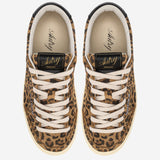 SNEAKERS WINDSCAPE LOW CON MOTIVO ANIMALIER SCLWDY01 SUEDELEOPRINTLEOPBLACK AUTRY 