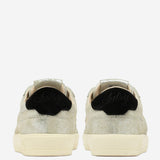 SNEAKERS WINDSCAPE LOW IN SUEDE LAMINATO ARGENTO E NERO SCLWZE01 LAMSUESUESILVBLK AUTRY 