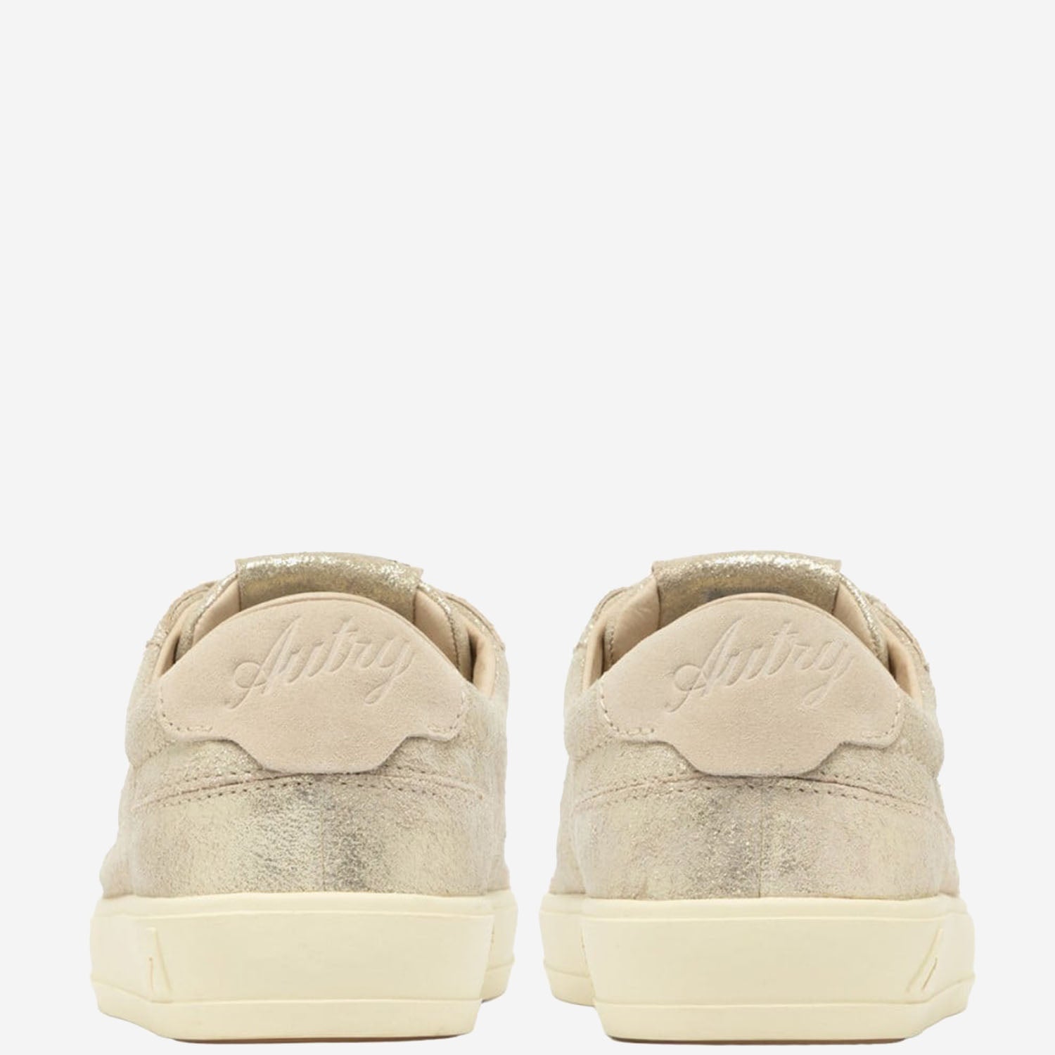 SNEAKERS WINDSCAPE LOW IN SUEDE LAMINATO ORO SCLWZE02 LAMSUESUEPLATSAND AUTRY 