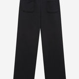 PANTALONI IN COTONE CON LOGO SPPM038K JERSEYBLACK AUTRY 