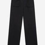 PANTALONI IN COTONE CON LOGO SPPM038K JERSEYBLACK AUTRY 