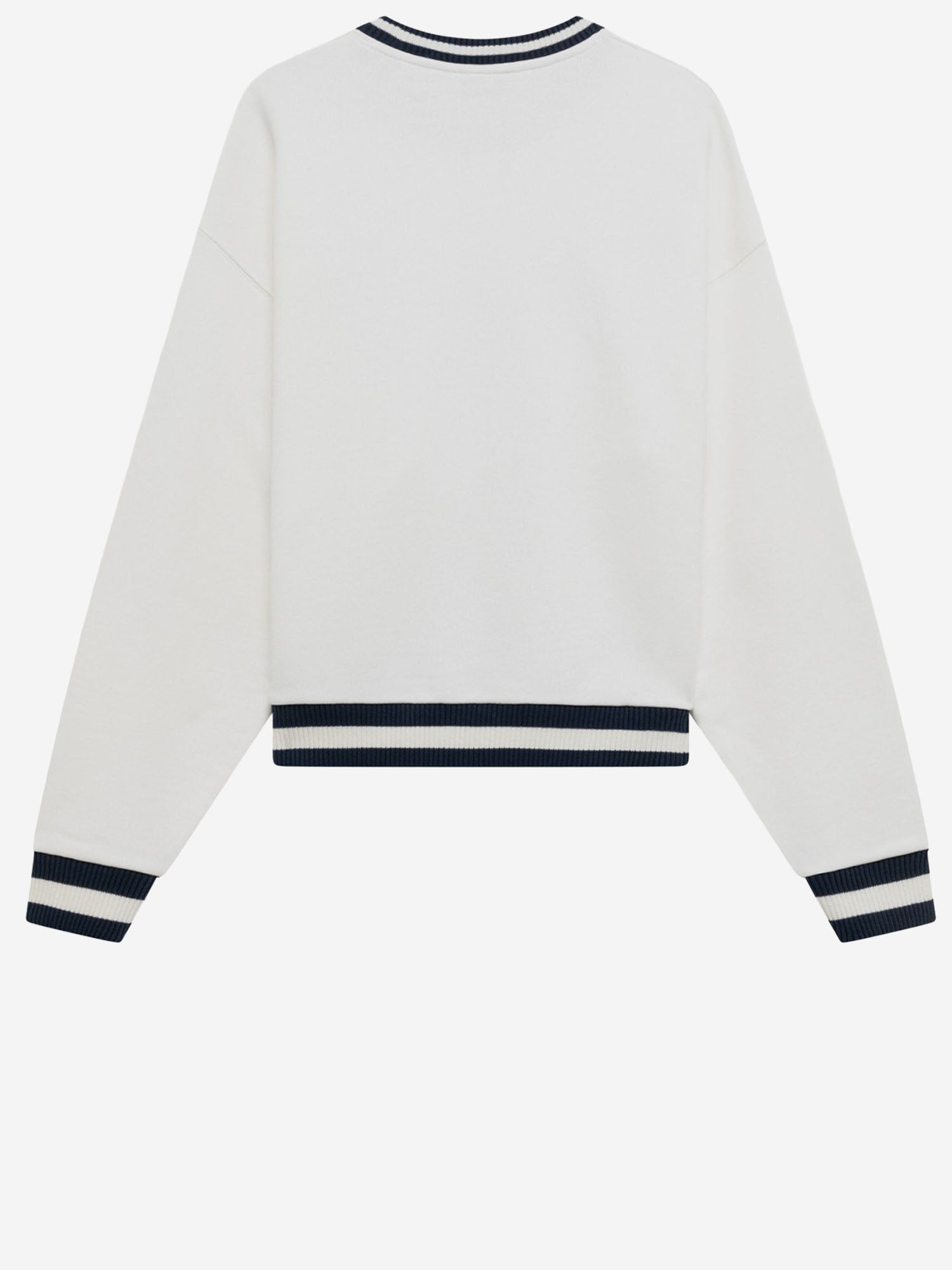 FELPA IN COTONE CON LOGO SWPW039W JERSEYWHITE AUTRY 