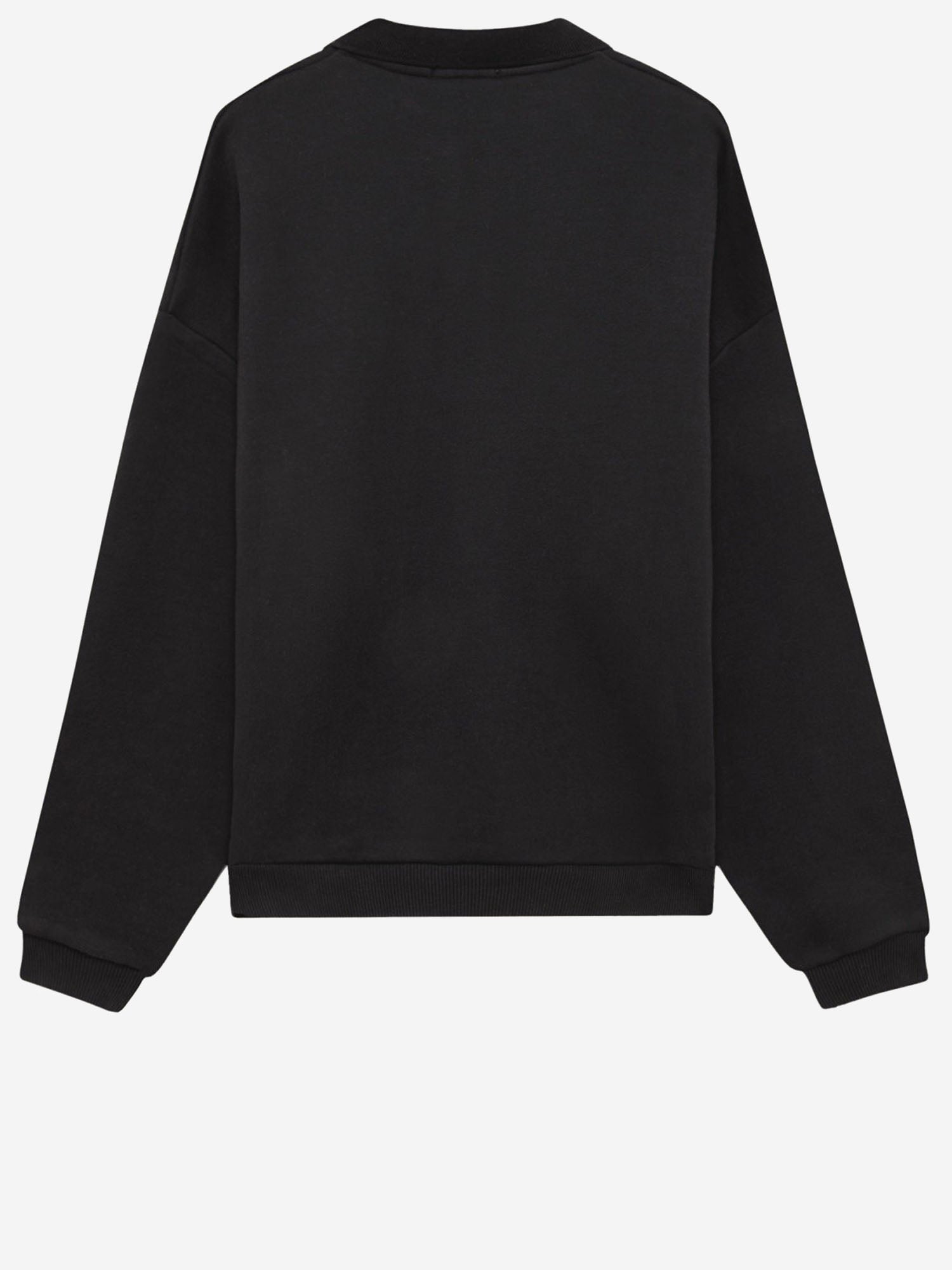 FELPA IN COTONE CON LOGO SWPX034K JERSEYBLACK AUTRY 