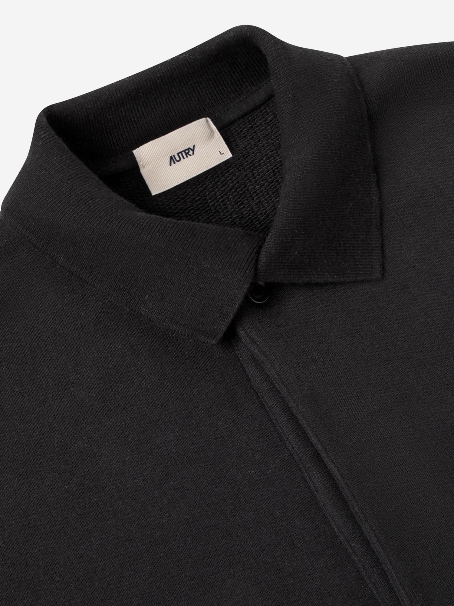 FELPA IN COTONE CON LOGO SWPX034K JERSEYBLACK AUTRY 
