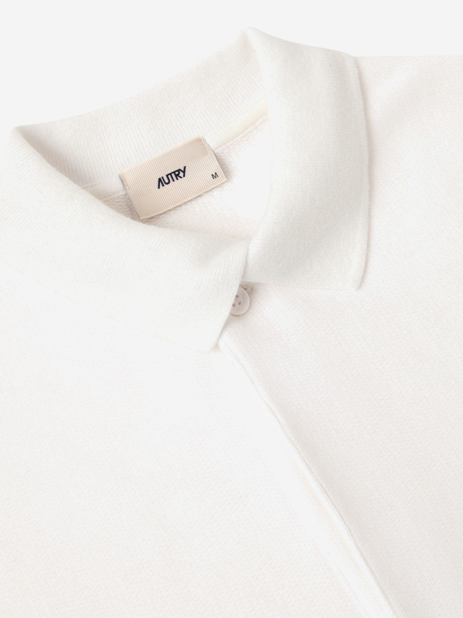 FELPA IN COTONE CON LOGO SWPX034W JERSEYWHITE AUTRY 