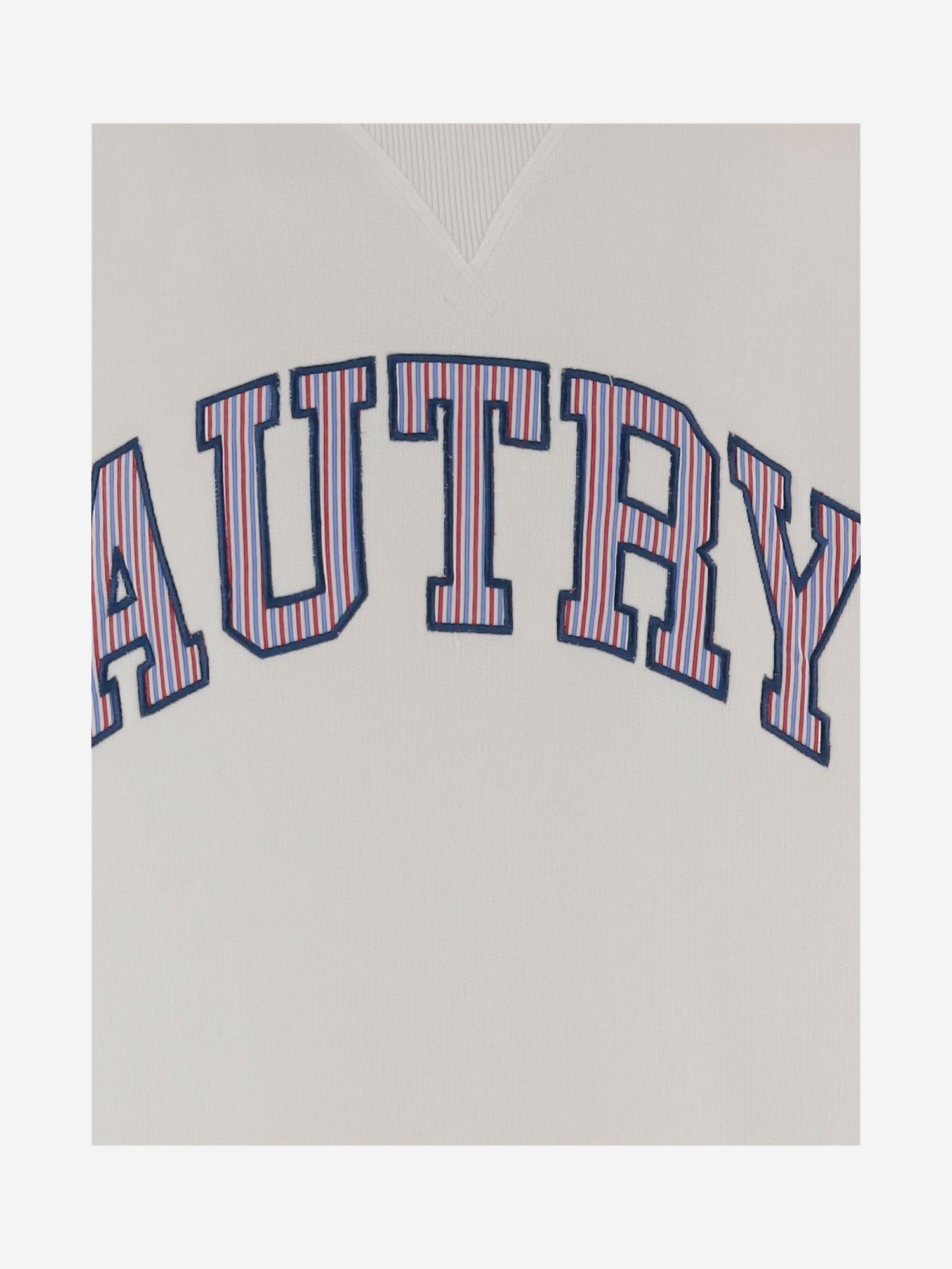 FELPA IN COTONE CON LOGO SWPX036W JERSEYWHITE AUTRY 