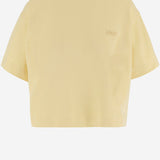 T-SHIRT CON LOGO RICAMATO TSPW052L HEAVYJERSBLONDE AUTRY 