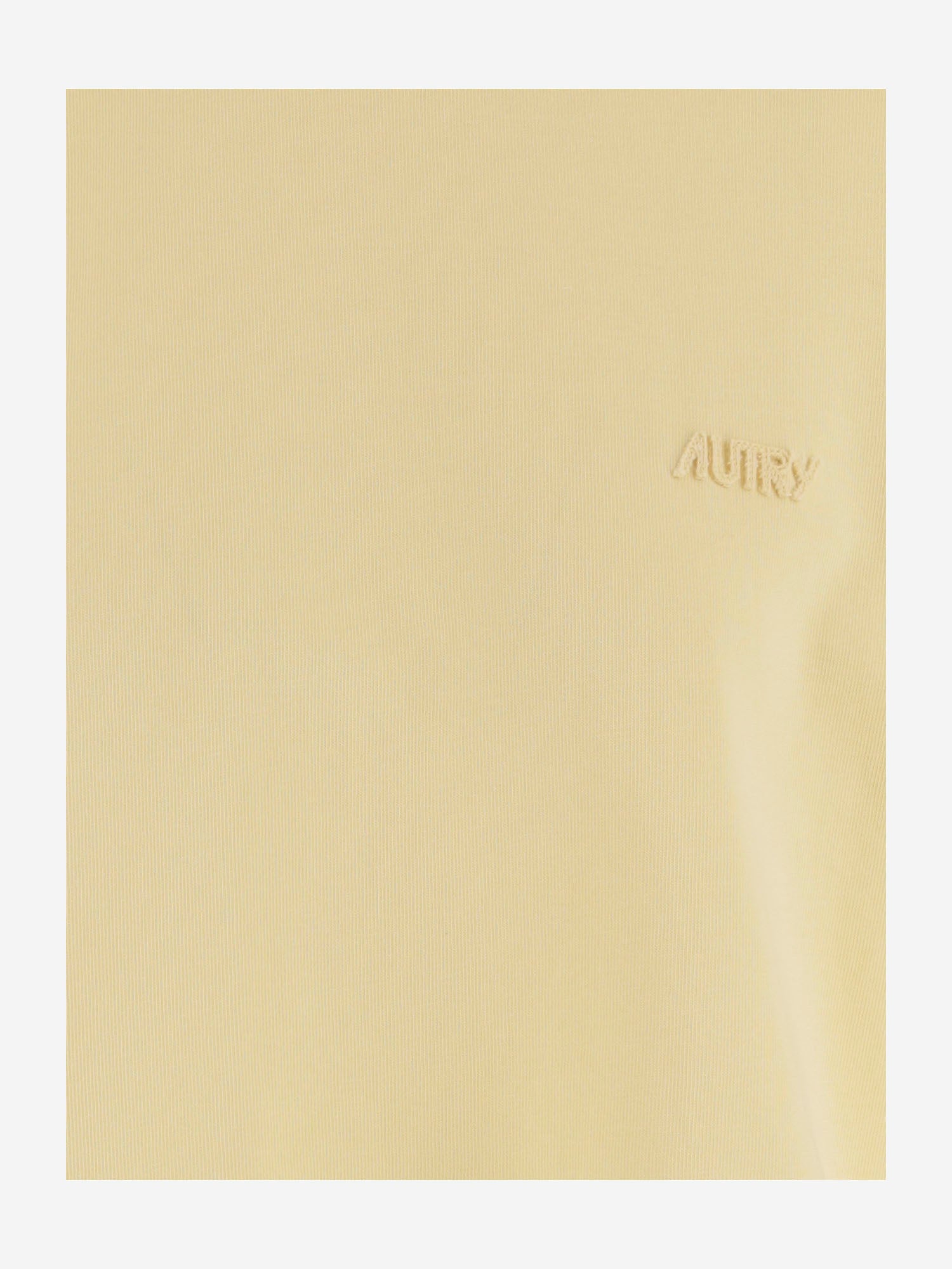 T-SHIRT CON LOGO RICAMATO TSPW052L HEAVYJERSBLONDE AUTRY 