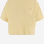 T-SHIRT CON LOGO RICAMATO TSPW052L HEAVYJERSBLONDE AUTRY 