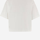 T-SHIRT IN COTONE CON LOGO RICAMATO TSPW052W HEAVYJERSWHITE AUTRY 