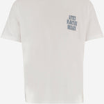 T-shirt in cotone con logo TSPX046W JERSEYWHITE AUTRY 