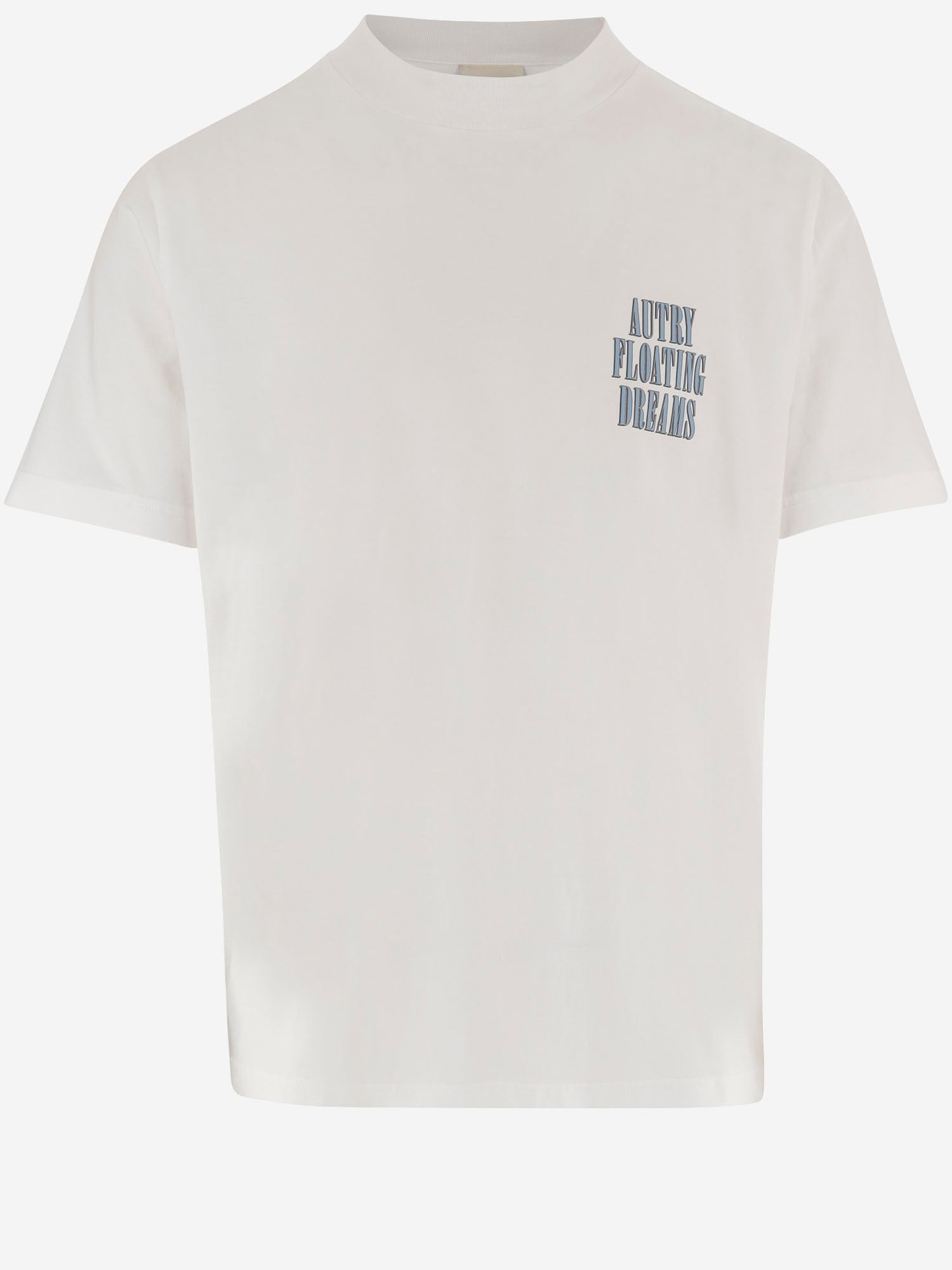 T-shirt in cotone con logo TSPX046W JERSEYWHITE AUTRY 
