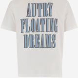 T-shirt in cotone con logo TSPX046W JERSEYWHITE AUTRY 