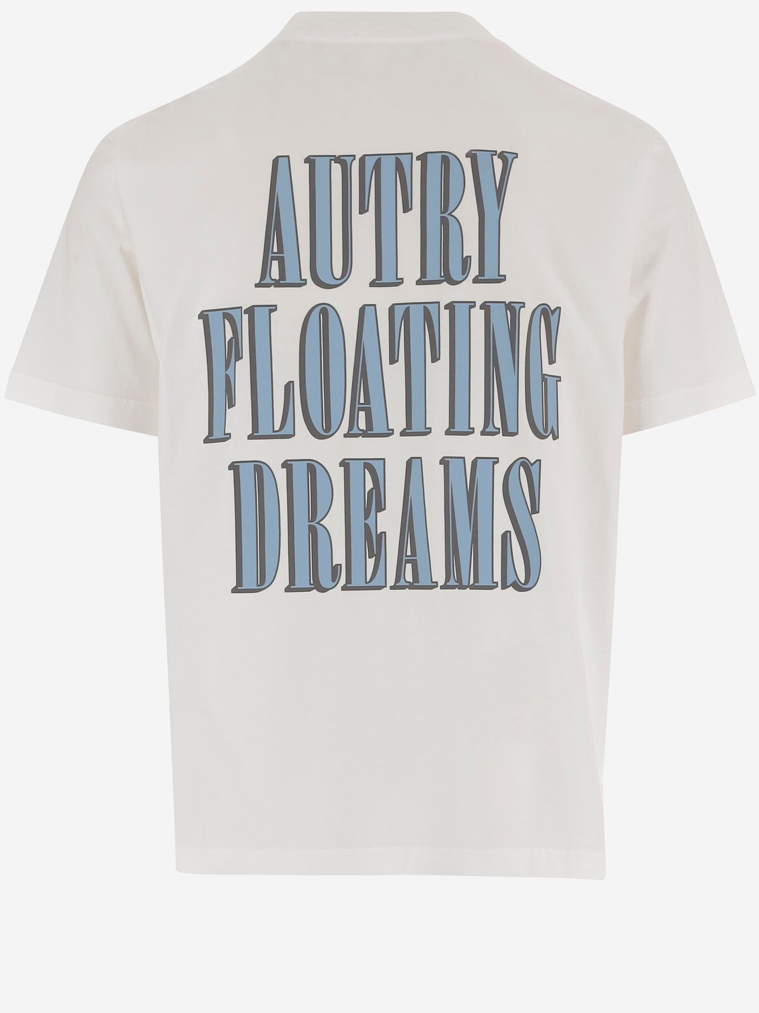 T-shirt in cotone con logo TSPX046W JERSEYWHITE AUTRY 