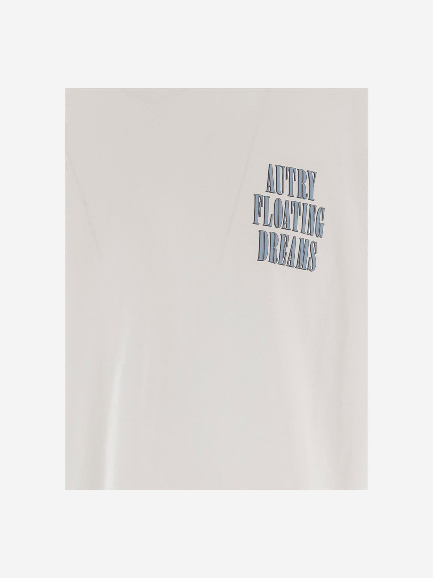 T-shirt in cotone con logo TSPX046W JERSEYWHITE AUTRY 