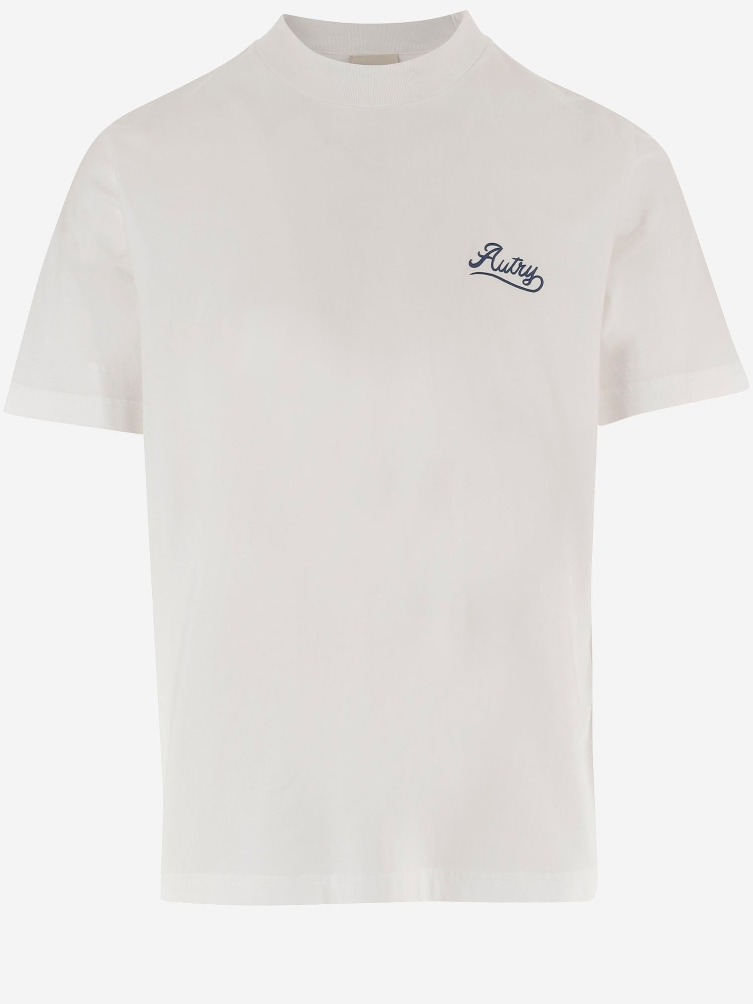 T-shirt in cotone con logo TSPX047W JERSEYWHITE AUTRY 