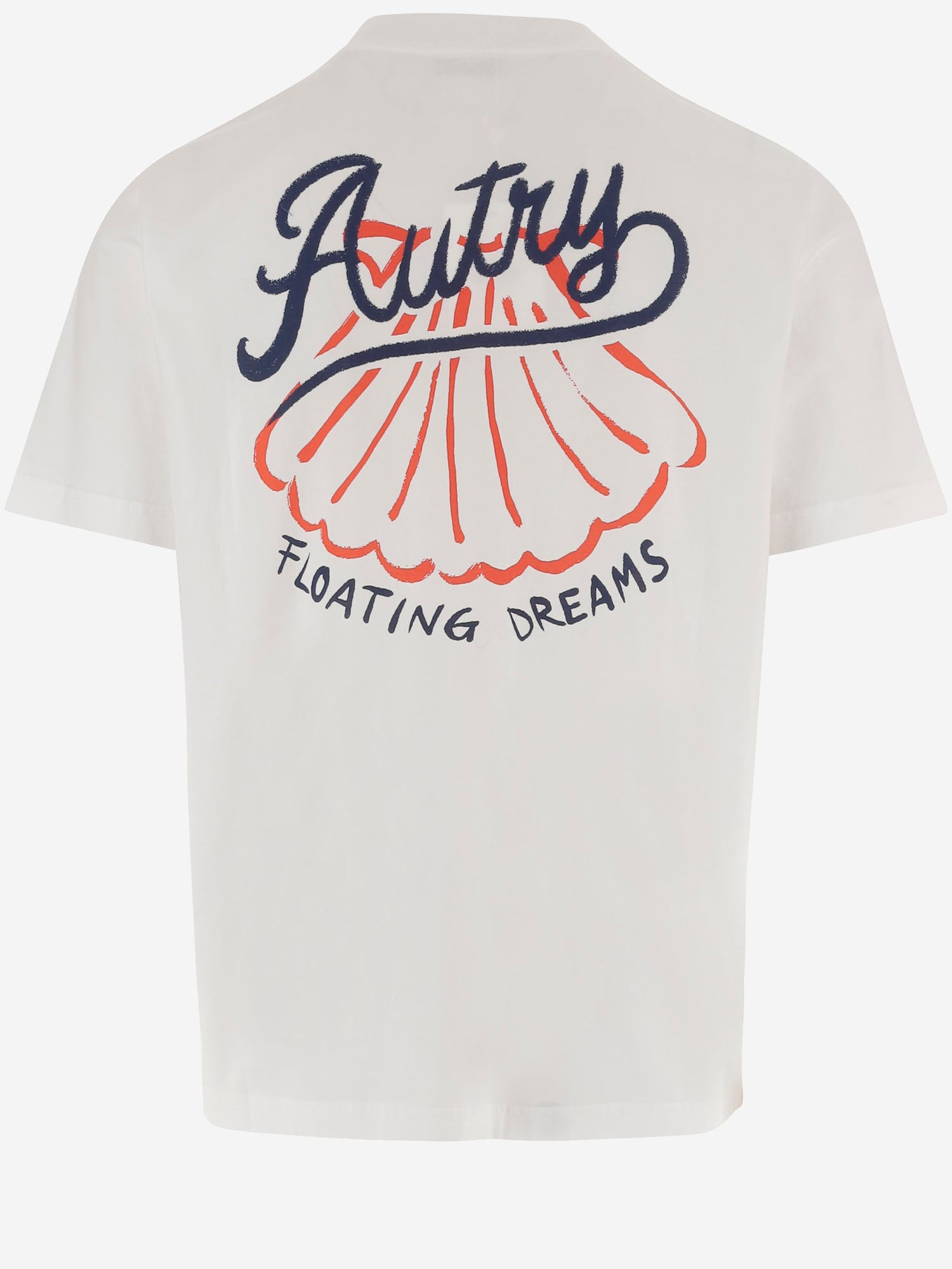 T-shirt in cotone con logo TSPX047W JERSEYWHITE AUTRY 