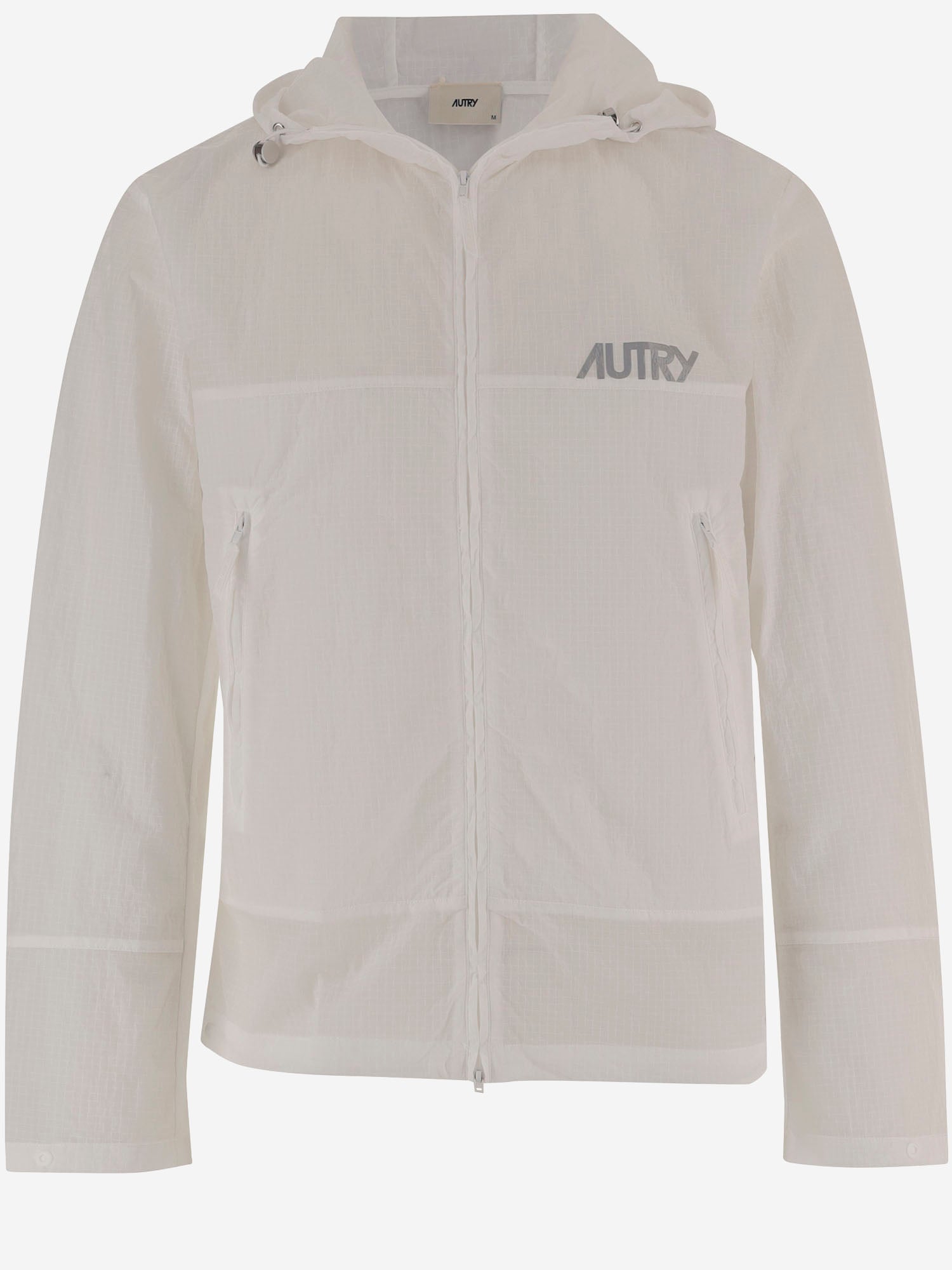 GIACCA IN NYLON CON LOGO WBPX012W NYLONWHITE AUTRY 
