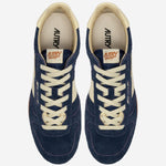 SNEAKERS WINDSPIN IN PELLE WSLMUB28 SUEDELEATBLUETRUT AUTRY 