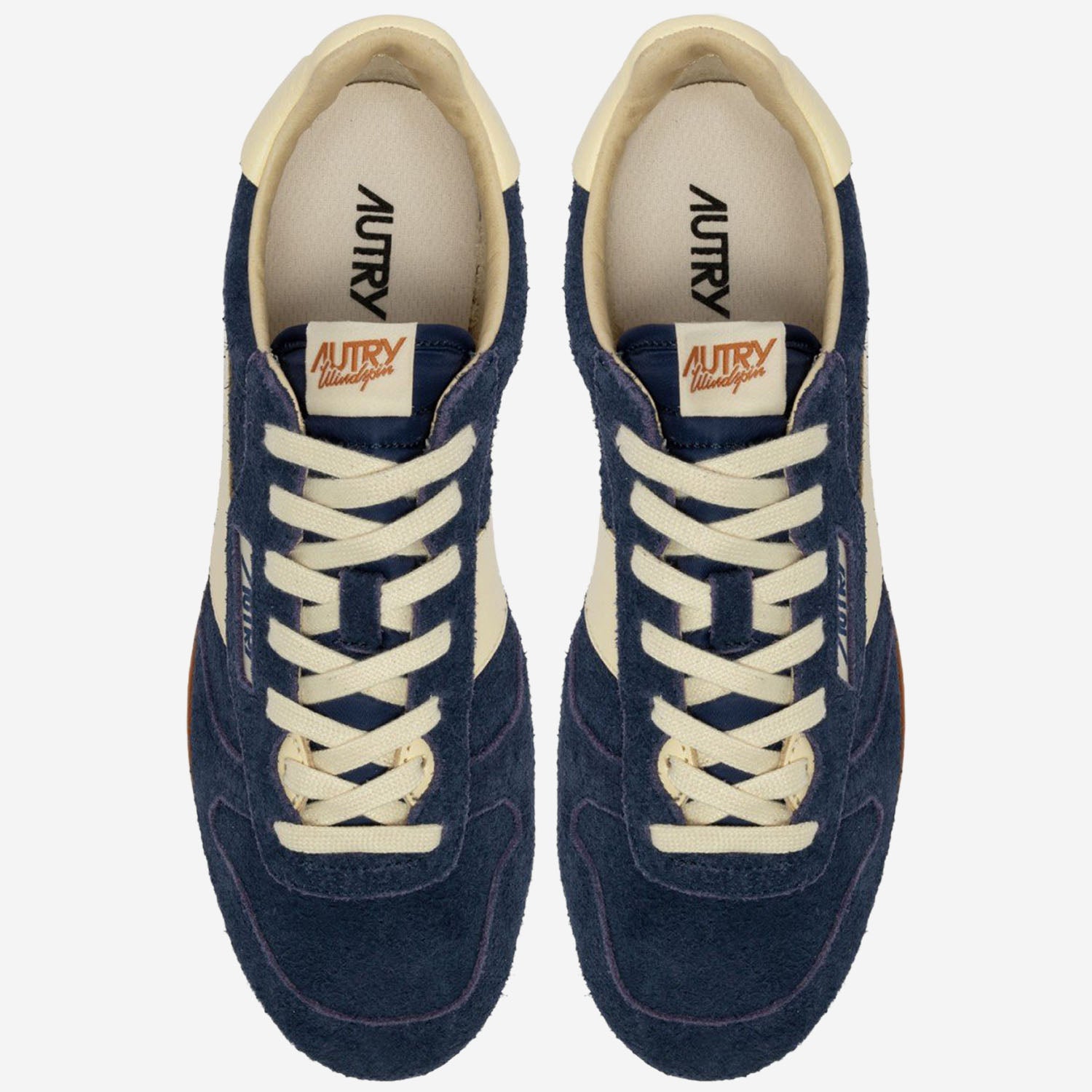 SNEAKERS WINDSPIN IN PELLE WSLMUB28 SUEDELEATBLUETRUT AUTRY 