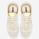 SNEAKERS WINDSPIN LOW WSLWKD03 KNITSUELEAWHTSILV AUTRY 
